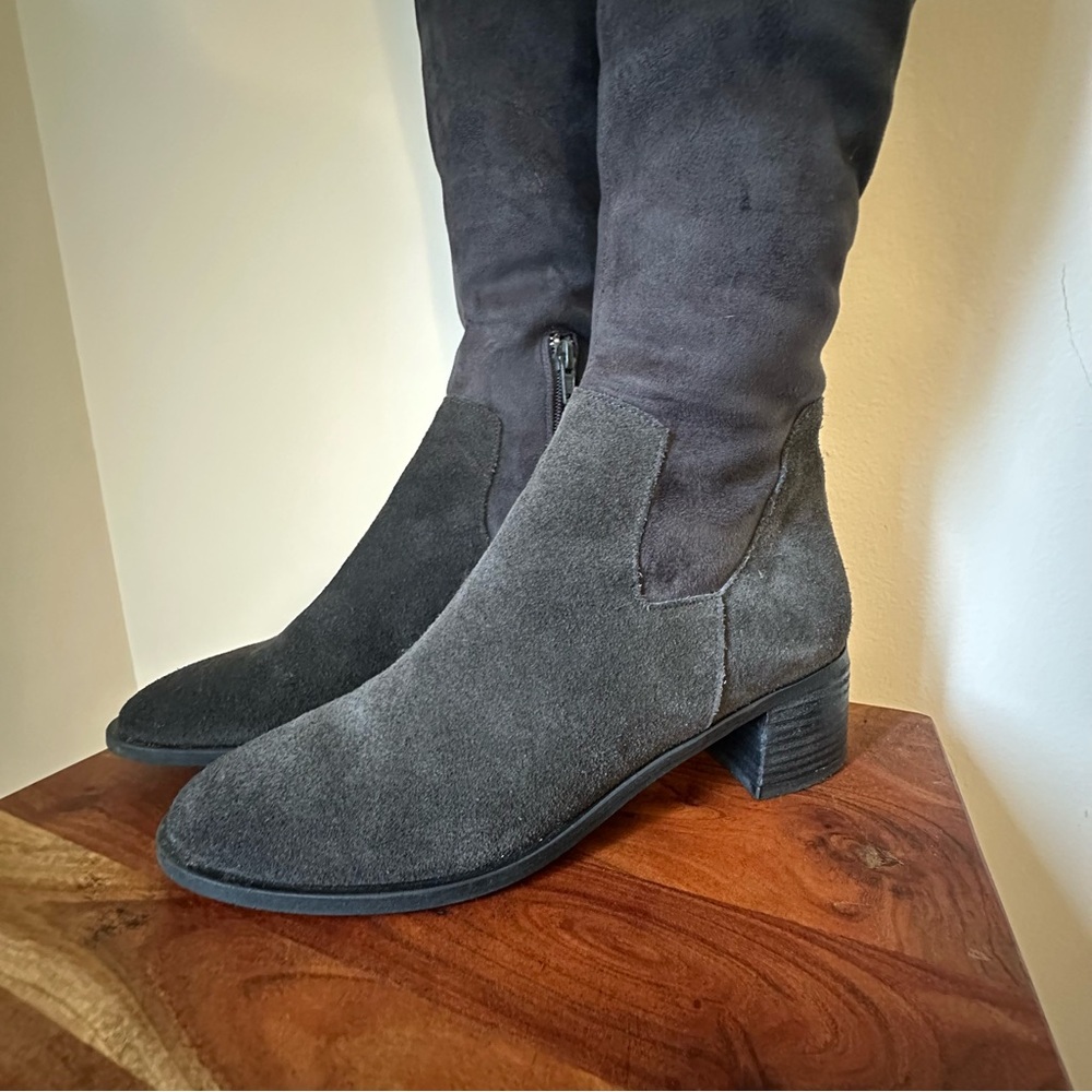 Free People Over the Knee Suede Boots - Sz 39 - Picture 4 of 8